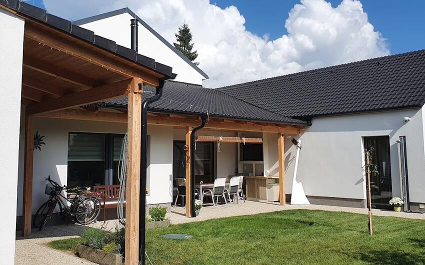 Obra nueva de un bungalow en České Budějovice - #5